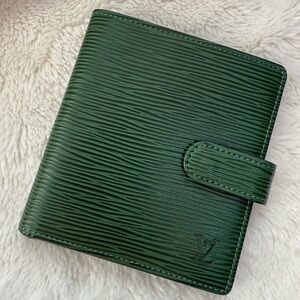 Louis Vuitton EPI Green Leather Compact Wallet